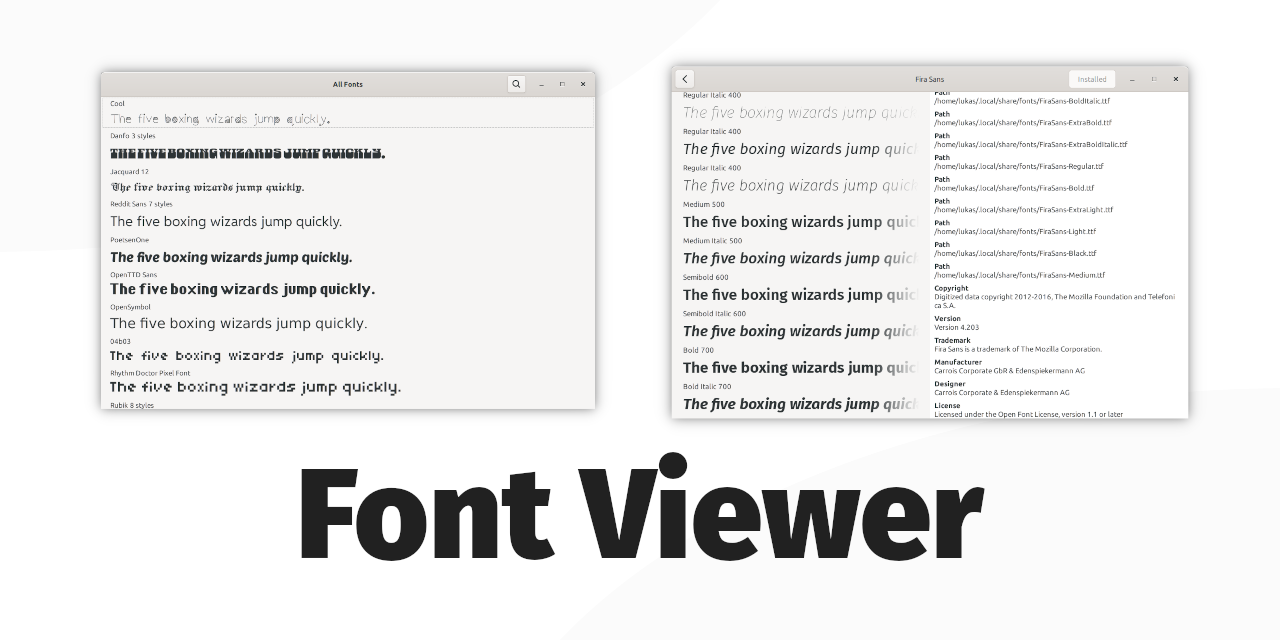 fontviewer
