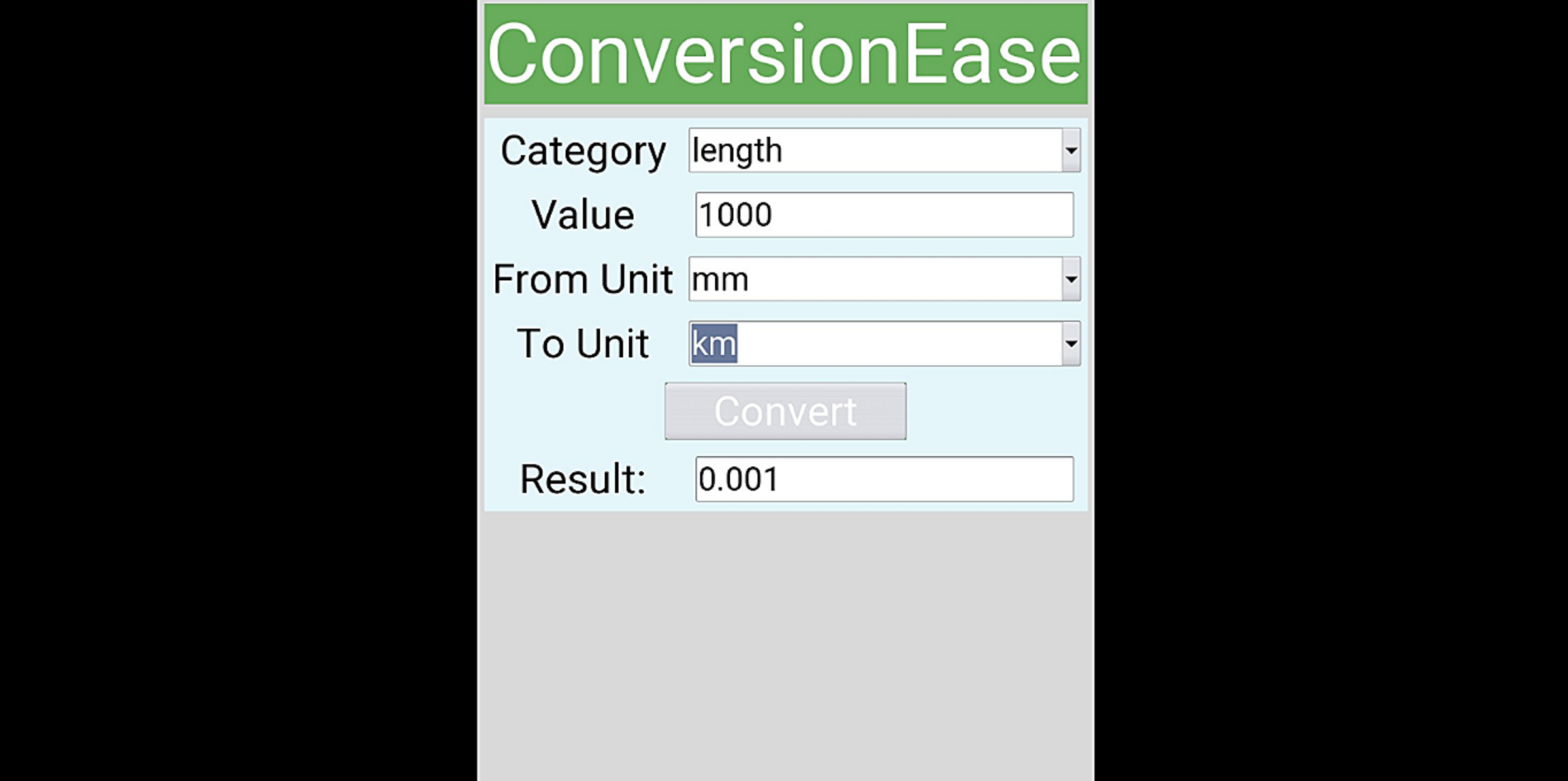 GitHub - taurusloathe/ConversionEase: Simple measurement converter for ...