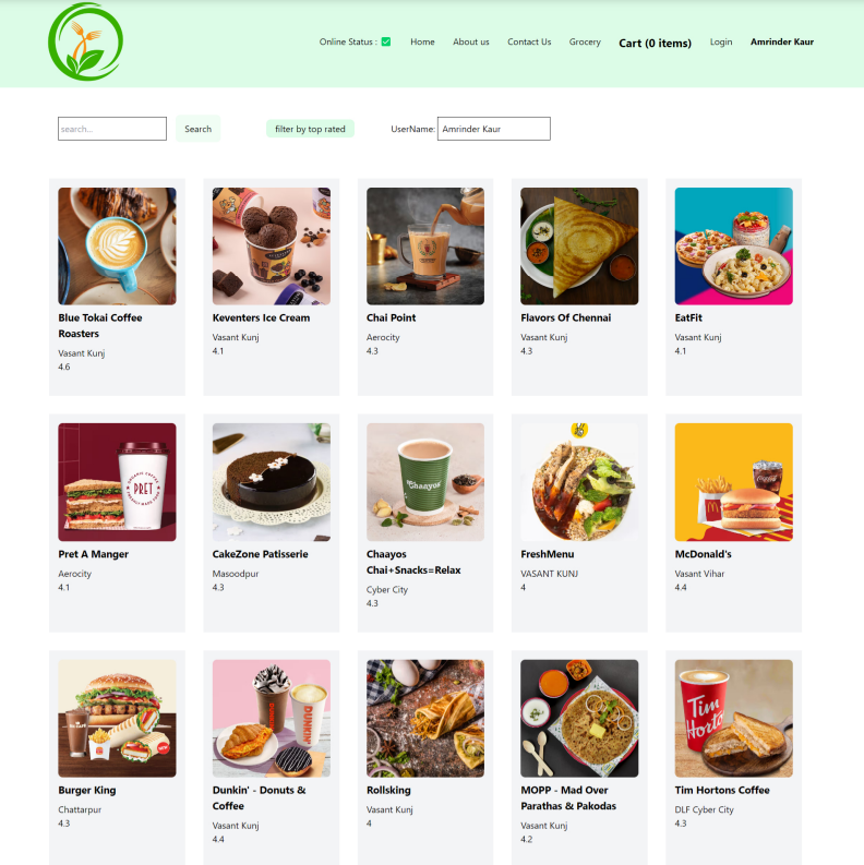Github Amrinder 27 React Web App
