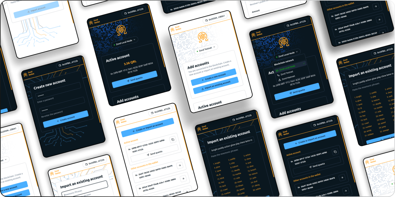 GitHub - theQRL/qrl-web3-wallet: Zond Wallet, A browser extension, for ...