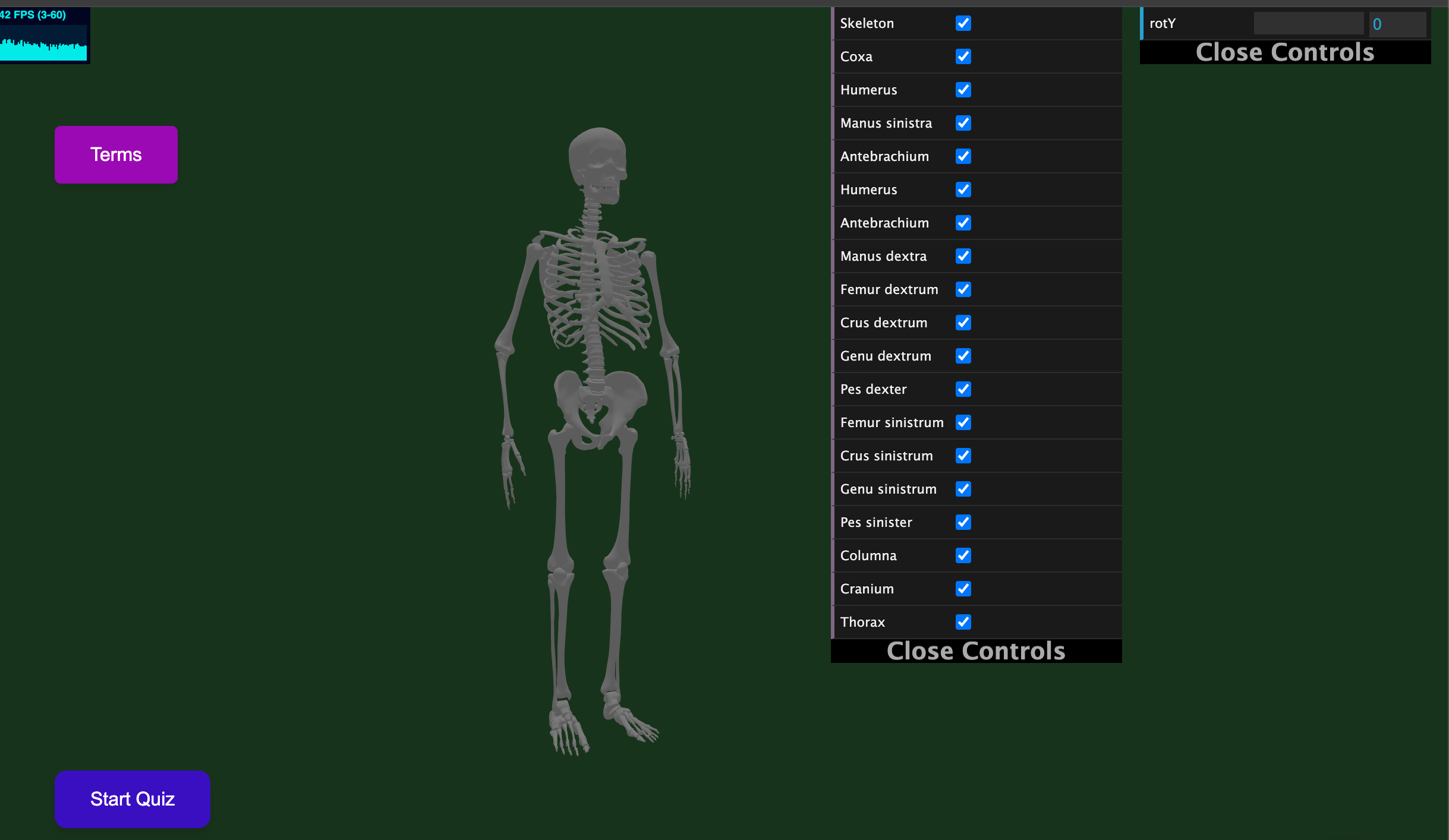 GitHub - isahalarnke/skeletonanatomy: Three JS application for Computer ...