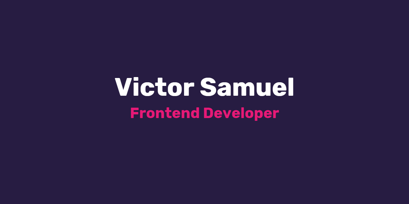GitHub - Viikudev/portfolio