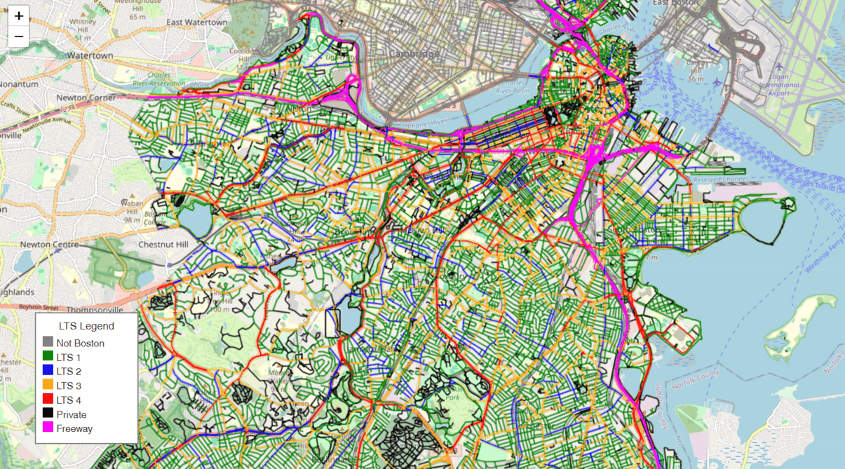 GitHub - NatDave/traffic-stress: Evaluation of bicycle level of traffic ...