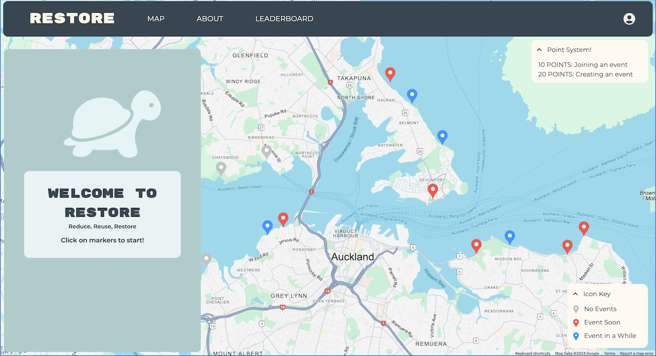 GitHub - calebwharton/Restore: Restore is a Beach Cleanup social ...