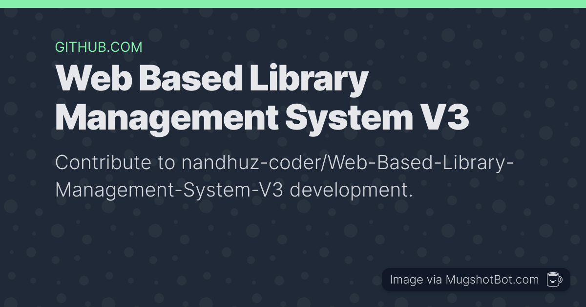 library-management-system-node · GitHub Topics · GitHub