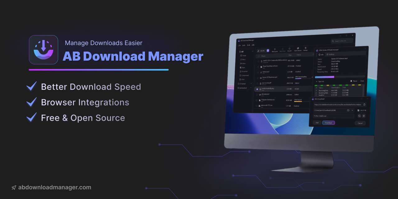 GitHub - amir1376/ab-download-manager: A Download Manager that speeds up  your downloads