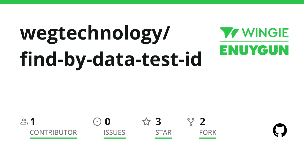 GitHub - WEG-Technology/find-by-data-test-id · GitHub