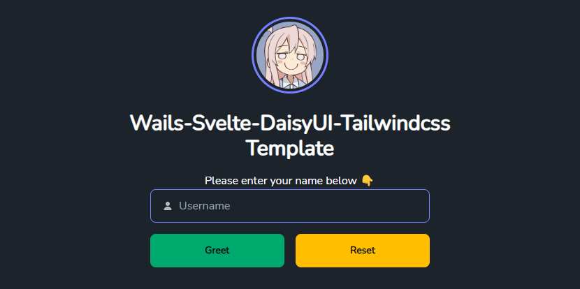 Wails-Svelte-Template Svelte Themes