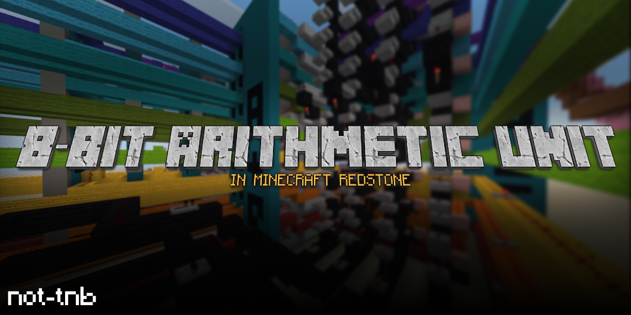 Minecraft-Arithmetic-Unit