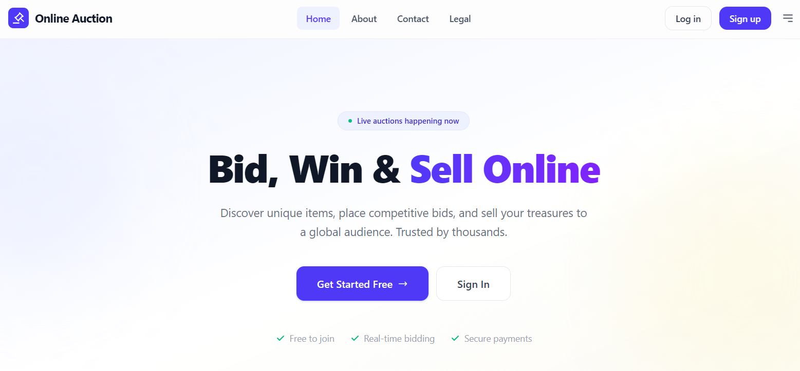 online-auction-system