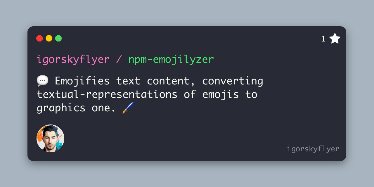 npm-emojilyzer