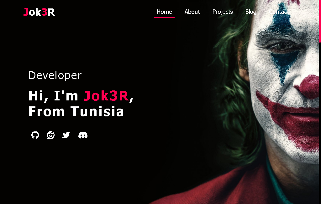 Joker-Portfolio