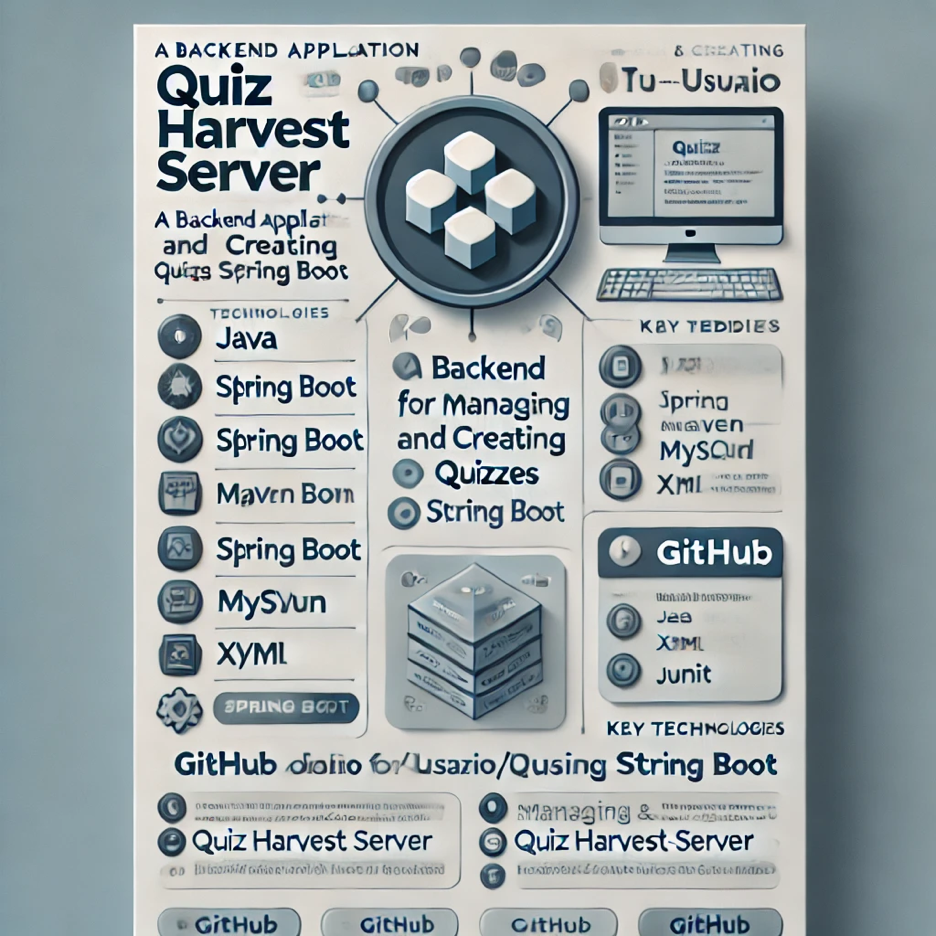 GitHub - gutifer666/quiz-harvest-server: Quiz Harvest API Rest · GitHub