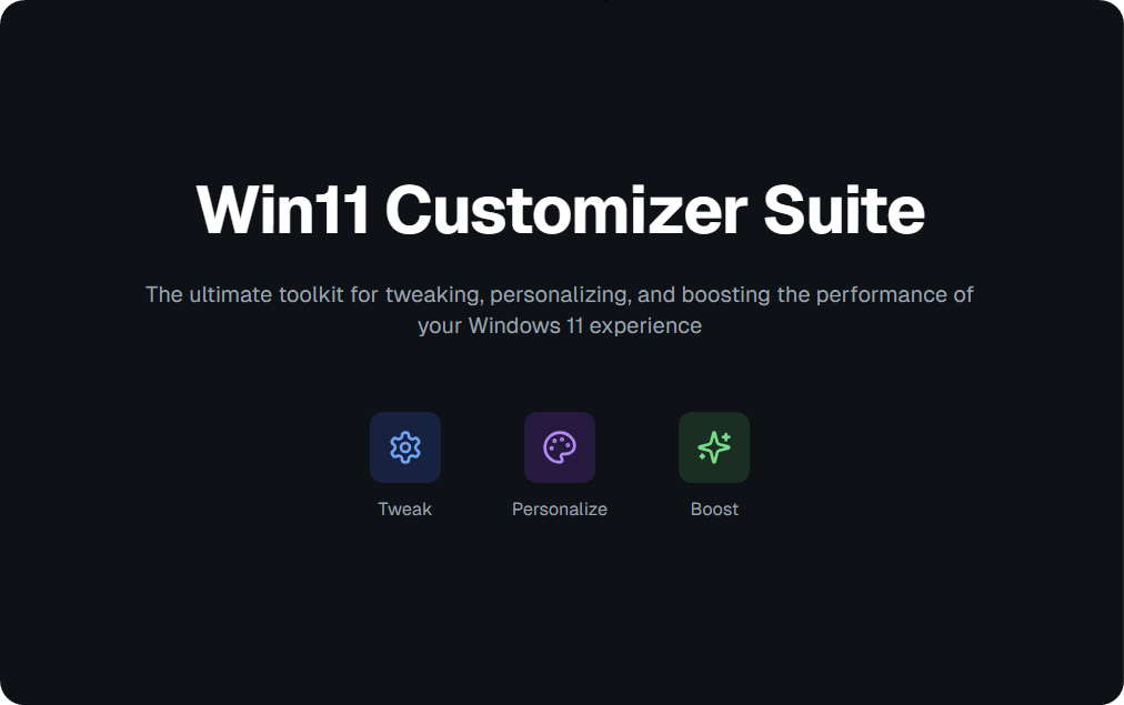 Win11-Customizer-Suite