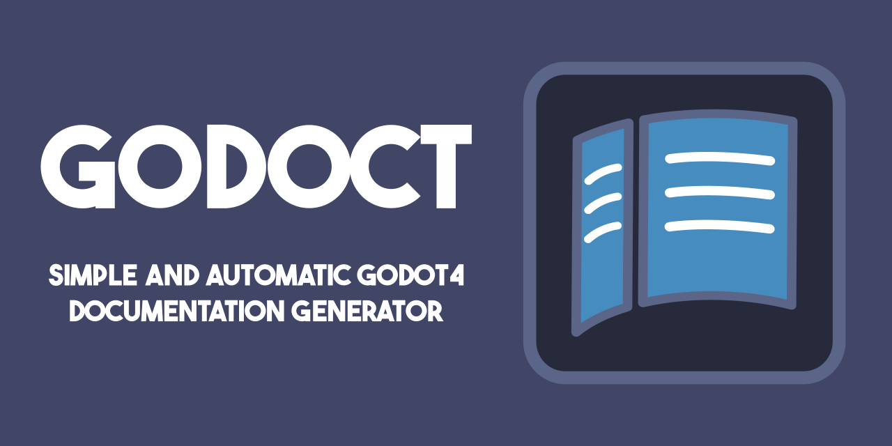 GitHub - newwby/Godoct: Simple and automatic Godot4 documentation generator