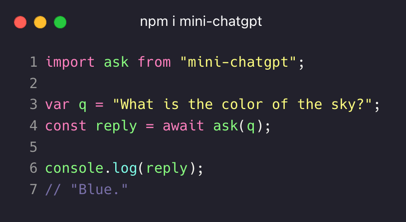 GitHub - franciscop/mini-chatgpt: A tiny library to talk to ChatGPT ...
