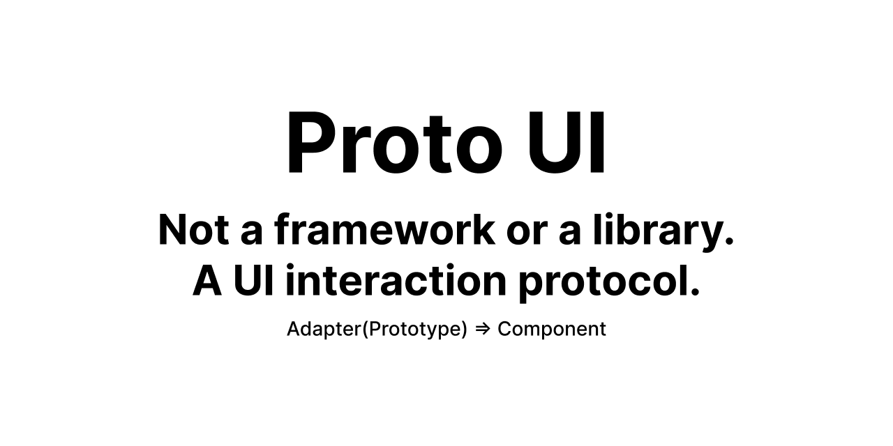 GitHub - Proto-UI/Proto-UI: A UI component generation solution that ...
