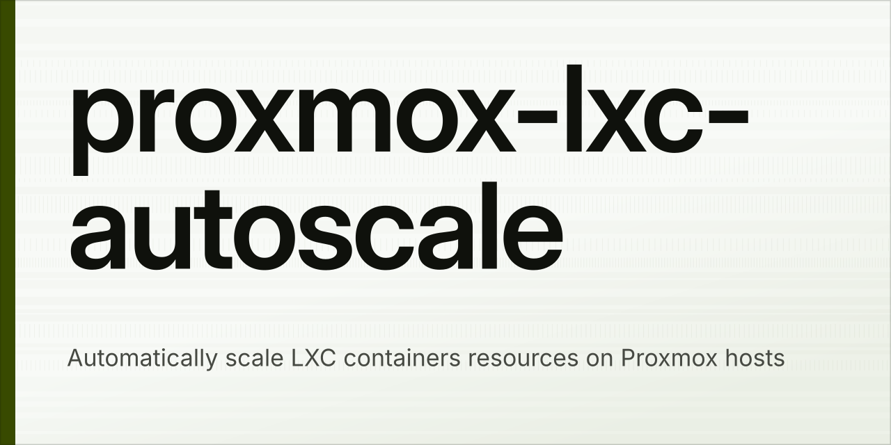 proxmox-lxc-autoscale