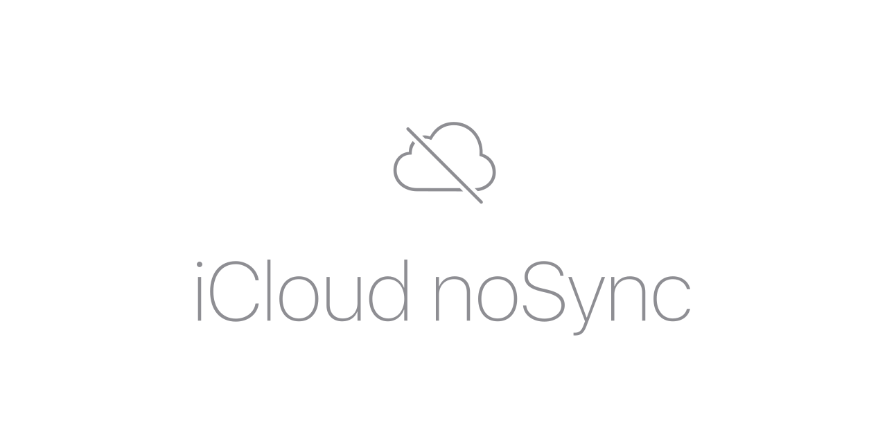 icloud-nosync