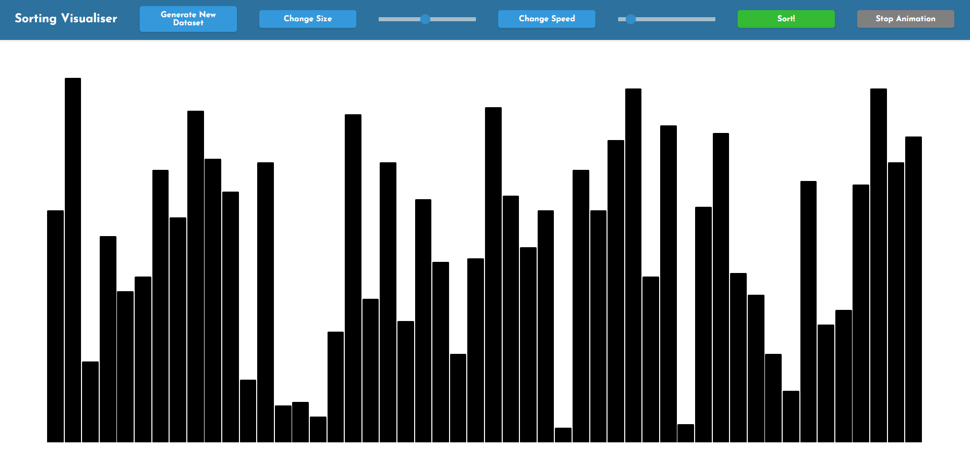 GitHub - Froxzen/Sorting-Algorithm: A visualization tool for the Bubble ...