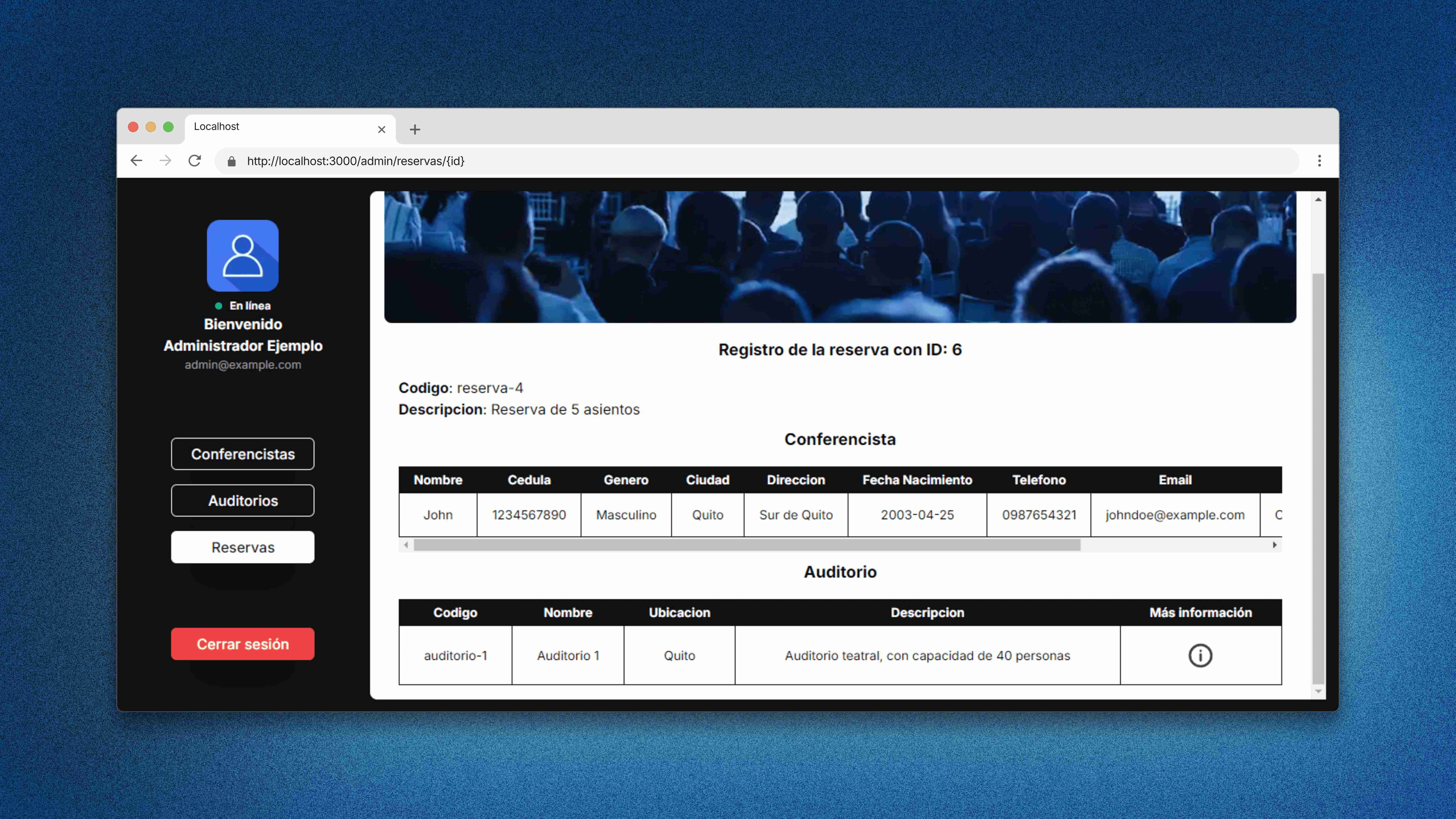 GitHub - JohnMata0427/Conference-Management-System-Legacy: Caso de ...