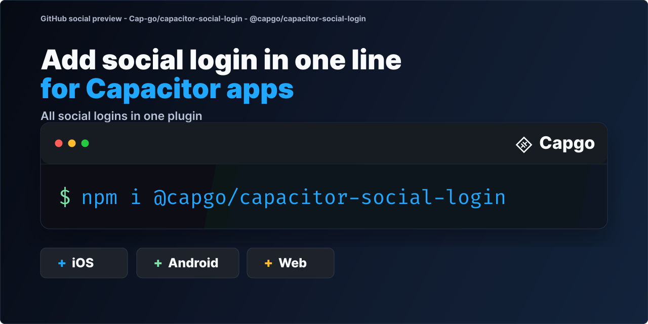 capacitor-social-login
