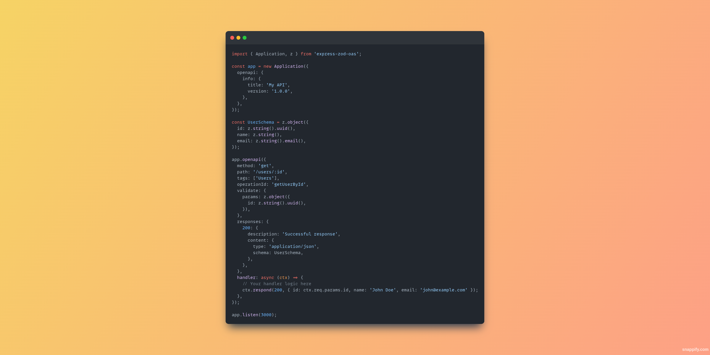GitHub - alihussnainrb/express-zod-oas: Express.js wrapper integrating ...