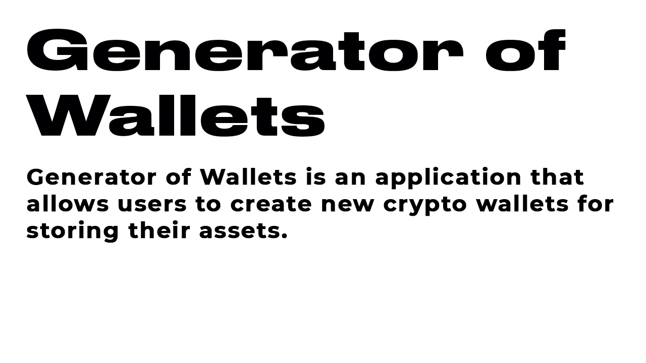 Generator-of-Wallets-