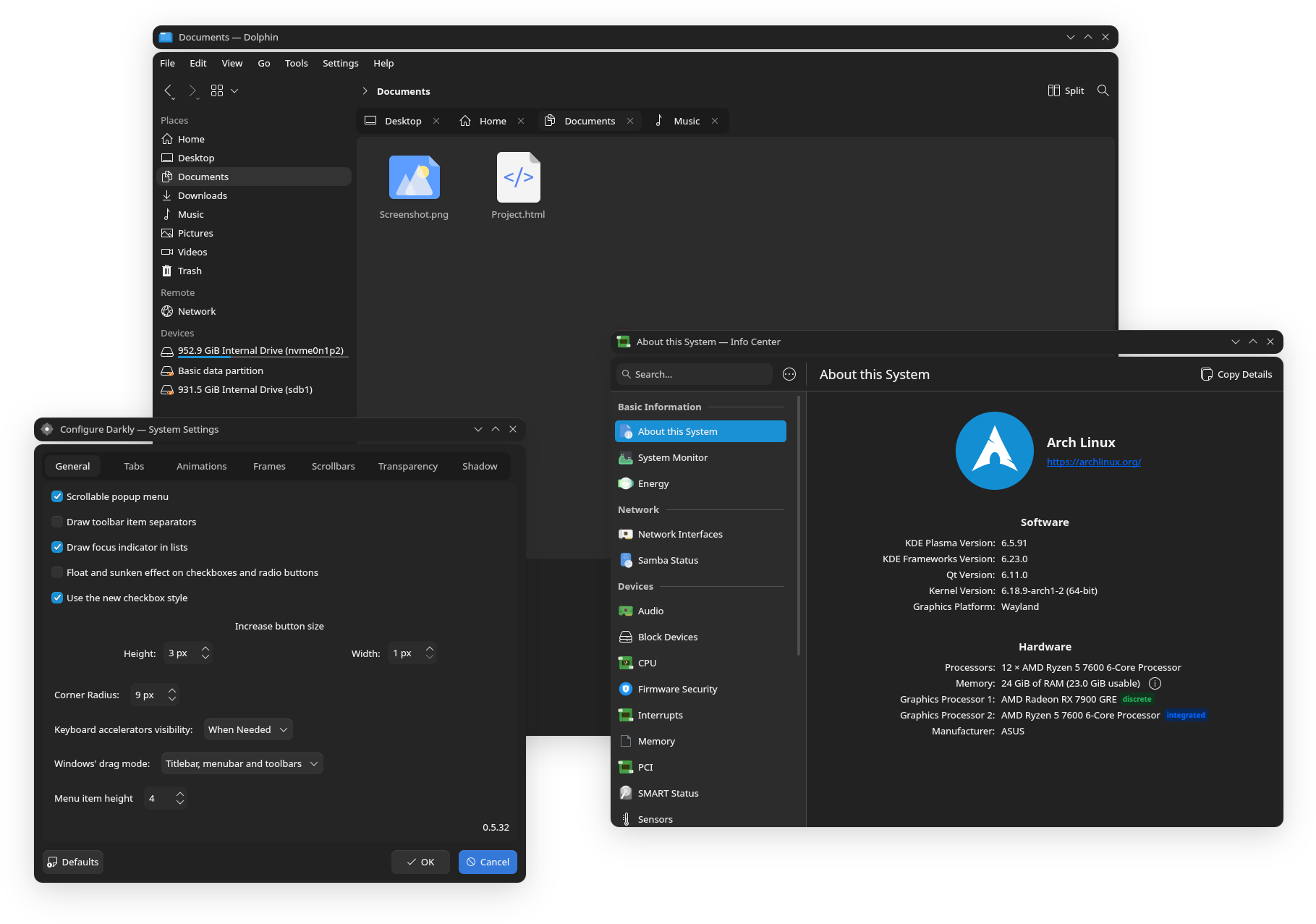 GitHub - Bali10050/Darkly: Forked from the lightly theme, this style ...