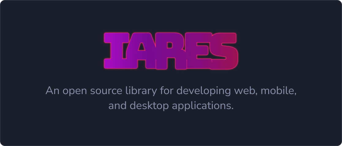 GitHub - vaziu/iares: An open source library for developing web, mobile ...