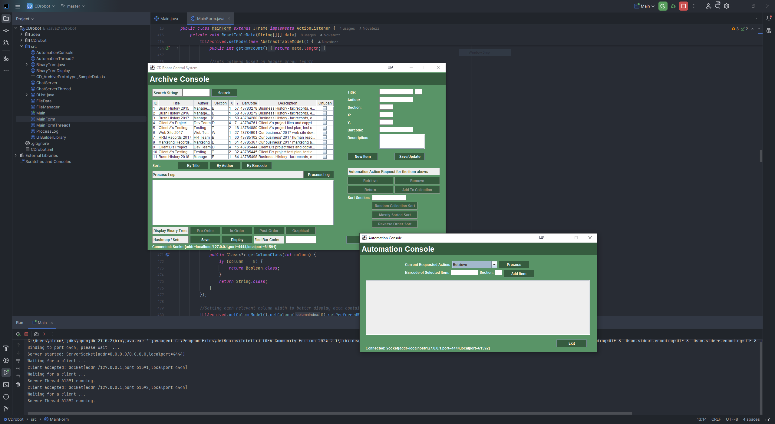GitHub - Novatezz/CDrobotApp: Application to control a robot across the ...