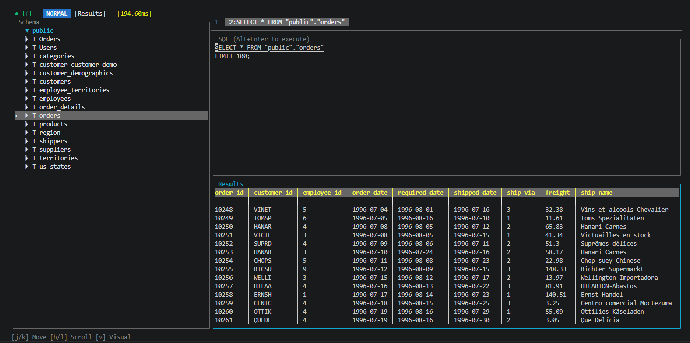 GitHub - tse-wei-chen/lite-pg: Lightning-fast PostgreSQL TUI client ...