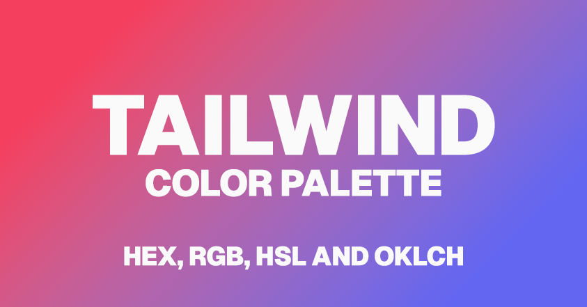 tailwind-color-palette Tailwind Templates