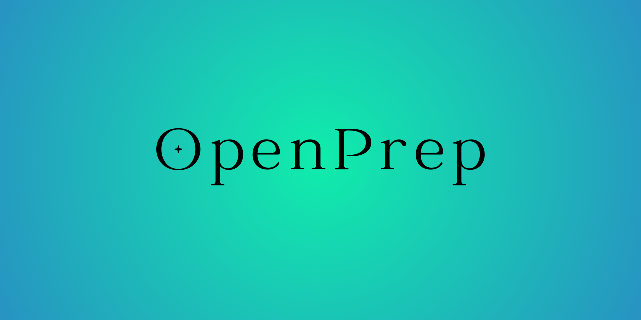 OpenPrep
