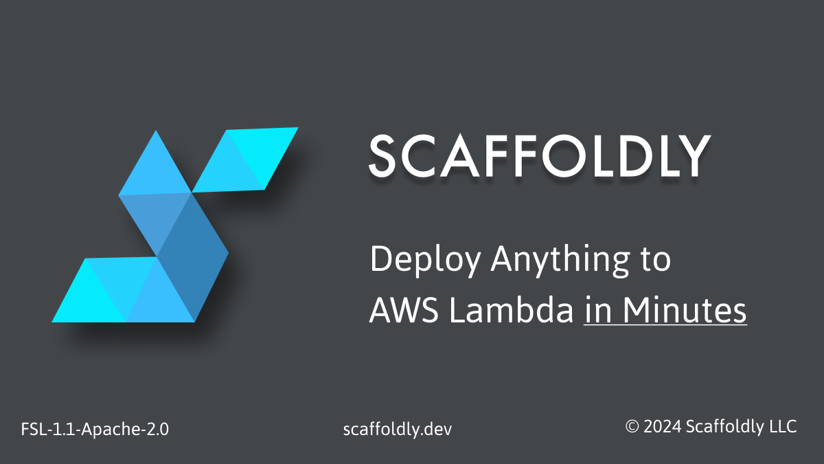 Scaffoldly allows you to run any HTTP server inside AWS Lambda. It requires no code changes to your existing server and a simple configuration in the 