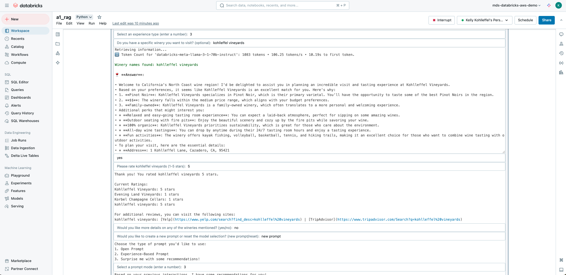 GitHub - kellykohlleffel/genai_rag_databricks: Fivetran + Databricks ...