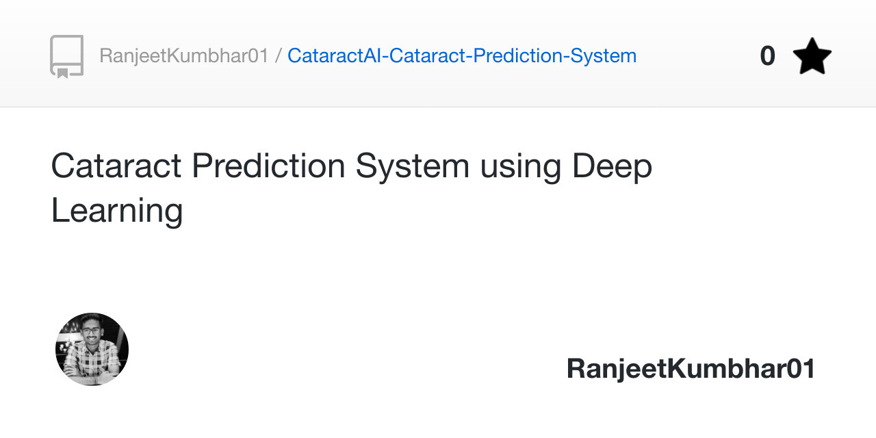 CataractAI-Cataract-Prediction-System