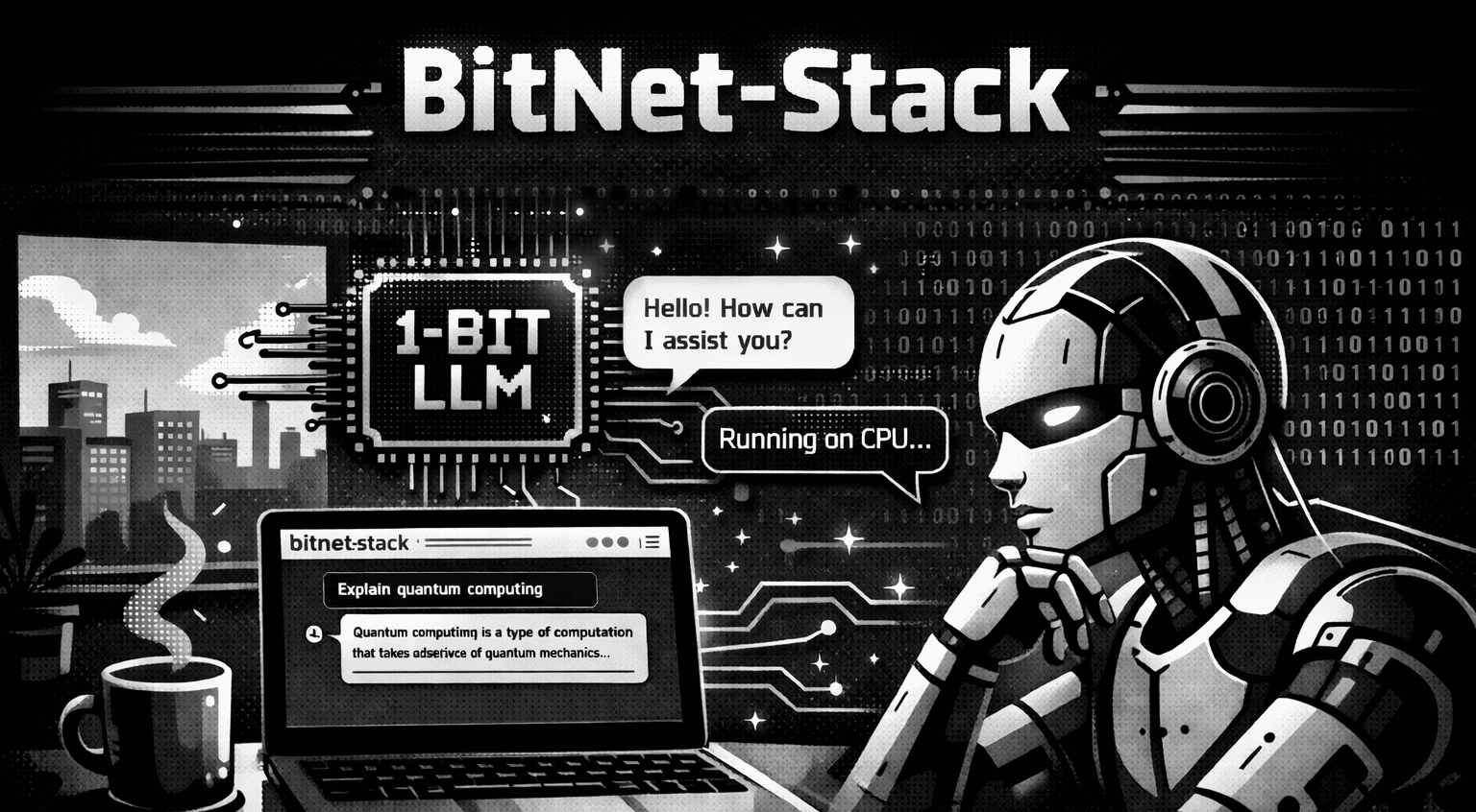 BitNet-Stack drops 1-bit local LLM web UI