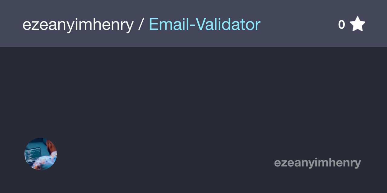 Email-Validator