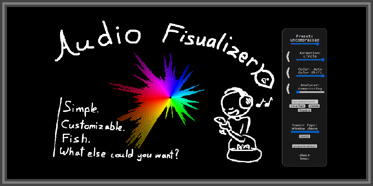 GitHub - codexplorer-fish/Audio-Fishualizer: A simplistic, customizable ...