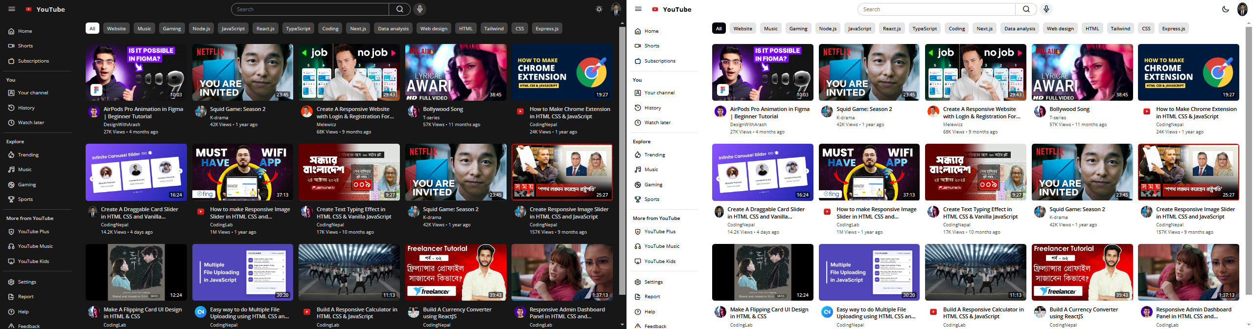 GitHub - theBappy/Youtube-clone-HTML-CSS-JS