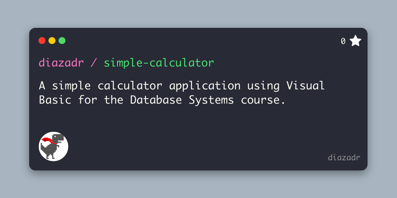 GitHub - diazadr/simple-calculator: A simple calculator application ...