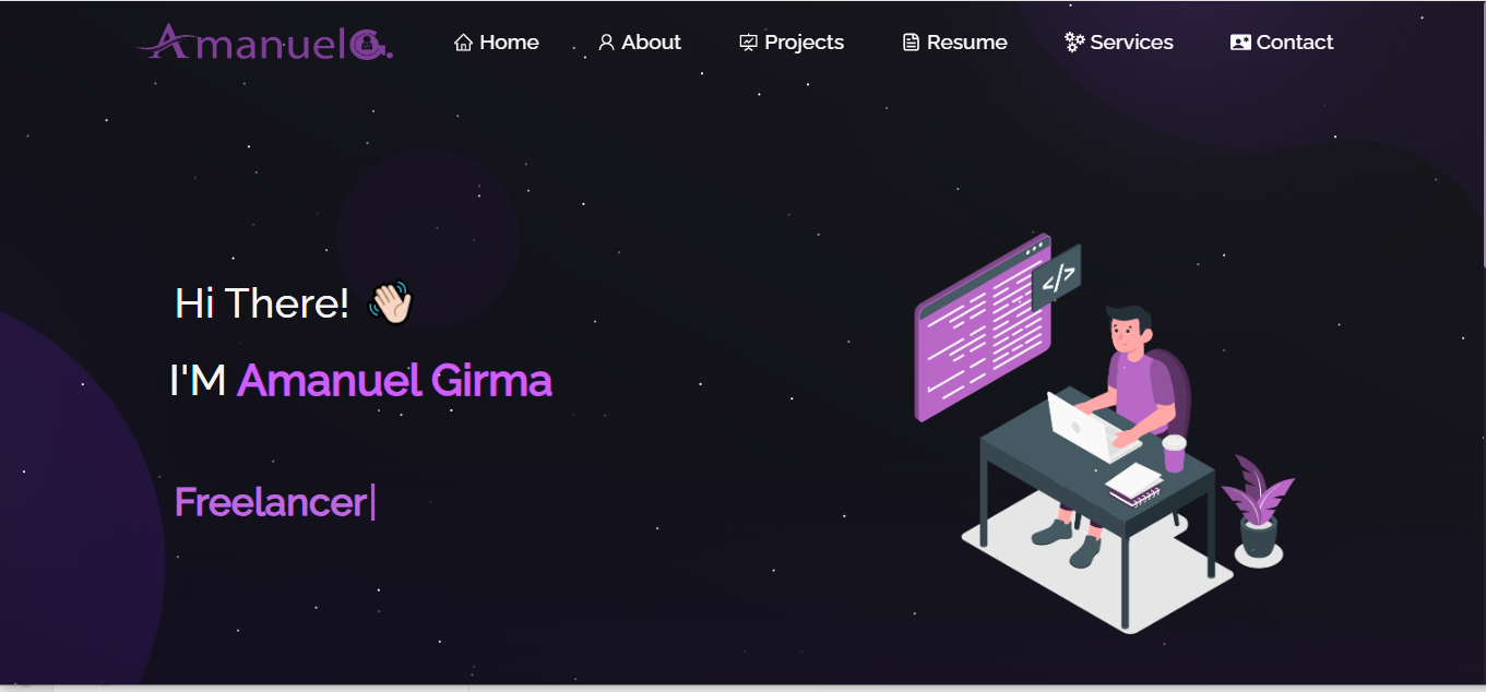 GitHub - BamanGirma/my_portfolio: my portfolio