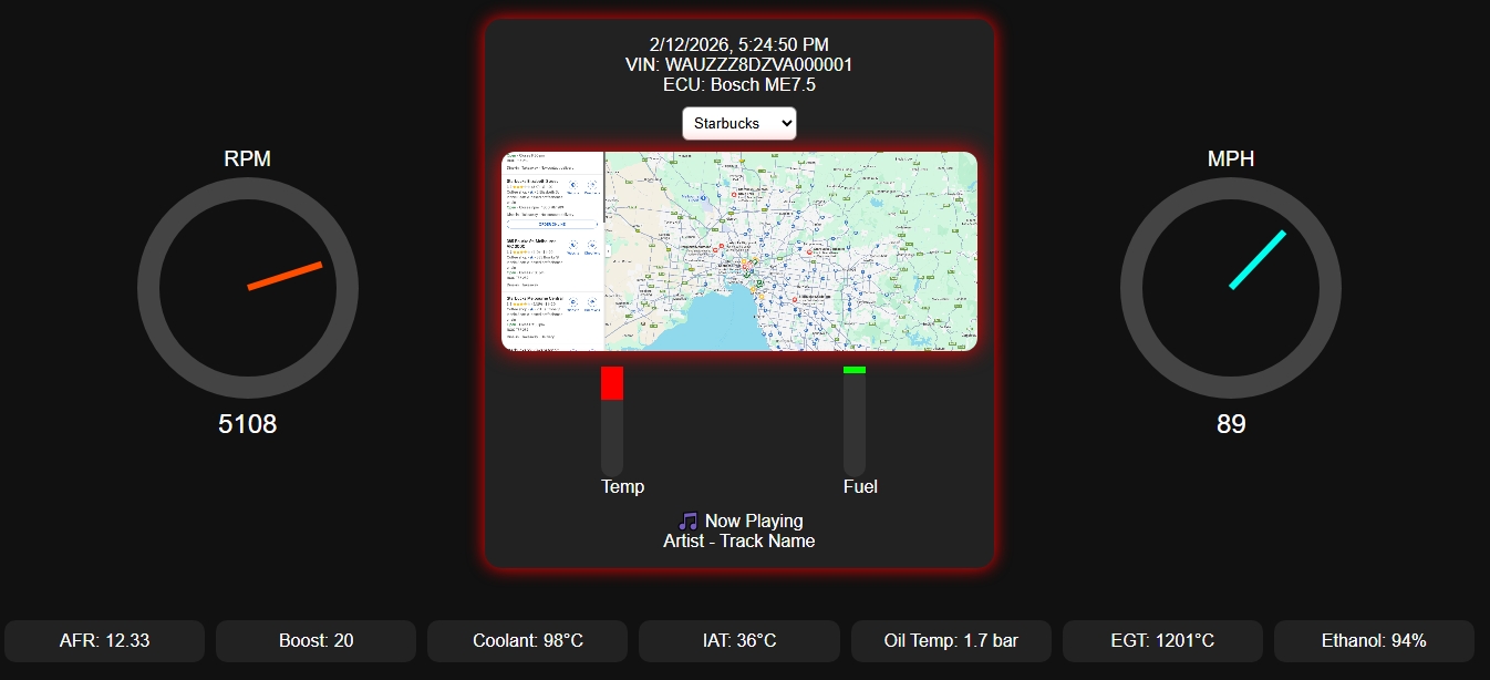 GitHub - taryll1876/Euro-Drive-Dash-Dispaly-: A customizable car ...