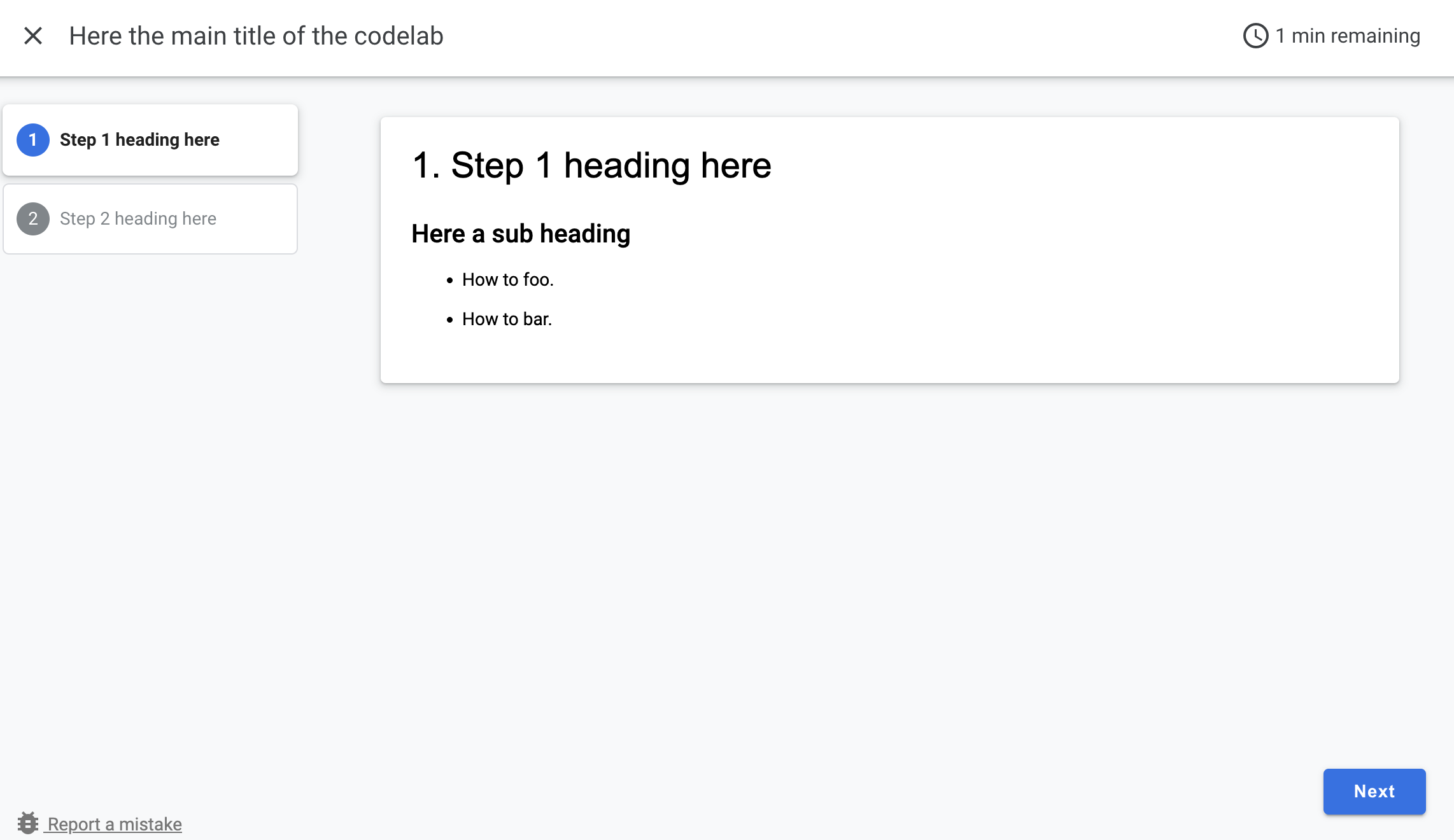 codelab-template