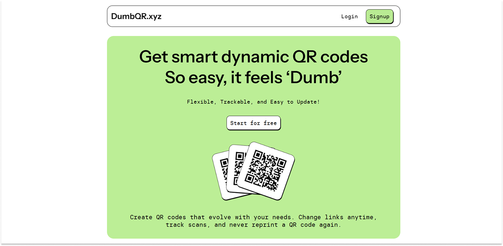 dumbqr