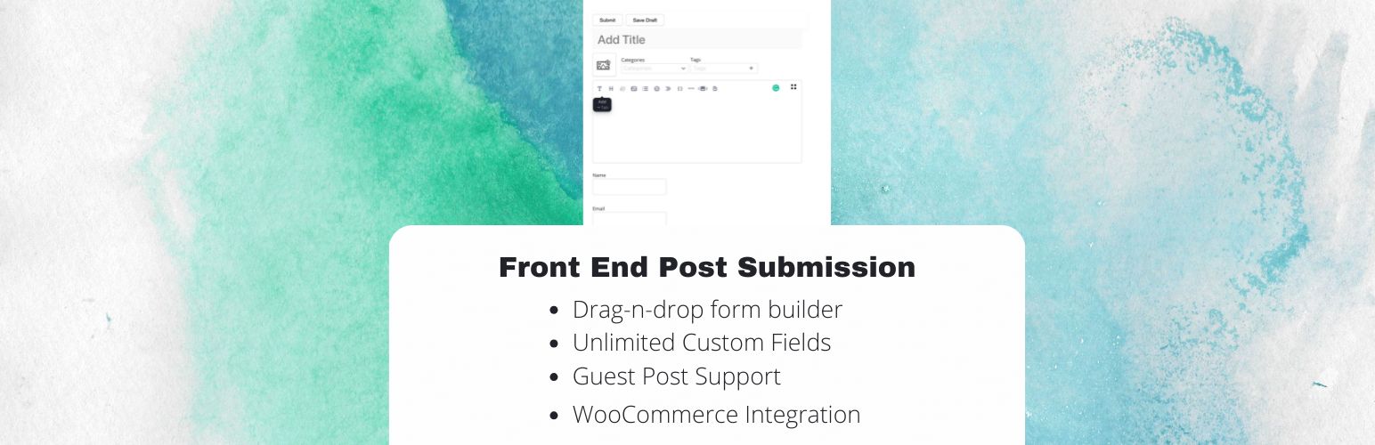 Github Aharonyan Wp Front User Submit Wp Front User Submit Is A
