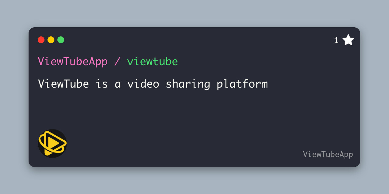 GitHub - davidarny/viewtube: ViewTube is a video sharing platform · GitHub