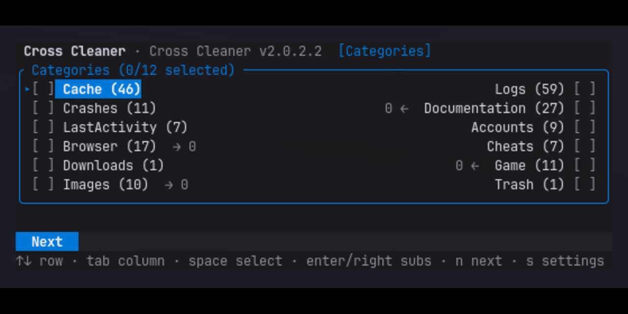 Cross-Cleaner