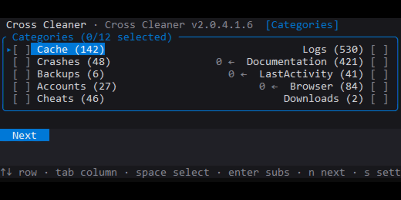 Cross-Cleaner